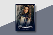 Graduation Card Template, a Card Template by AyumaDesign (Thumbnail 2 of 3)