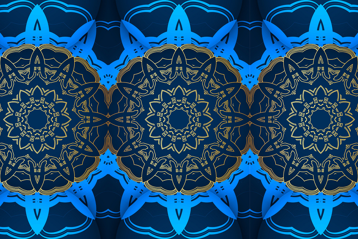 Mandala Oriental Floral art Bundle, a Background Graphic by NJ Himel (Photo 47 of 97)