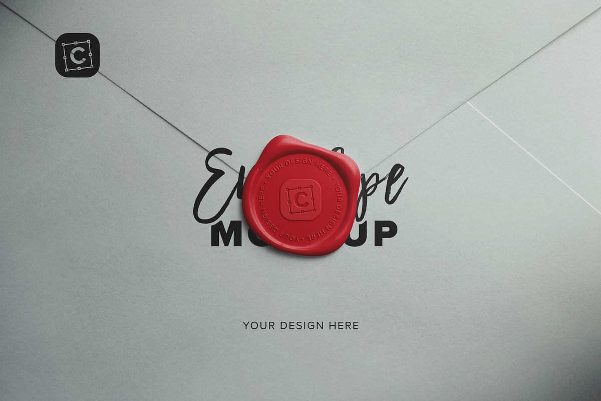 Envelope Close-Up with Wax Seal, a Product Mockup by Custom Scene (Photo 9 of 9)