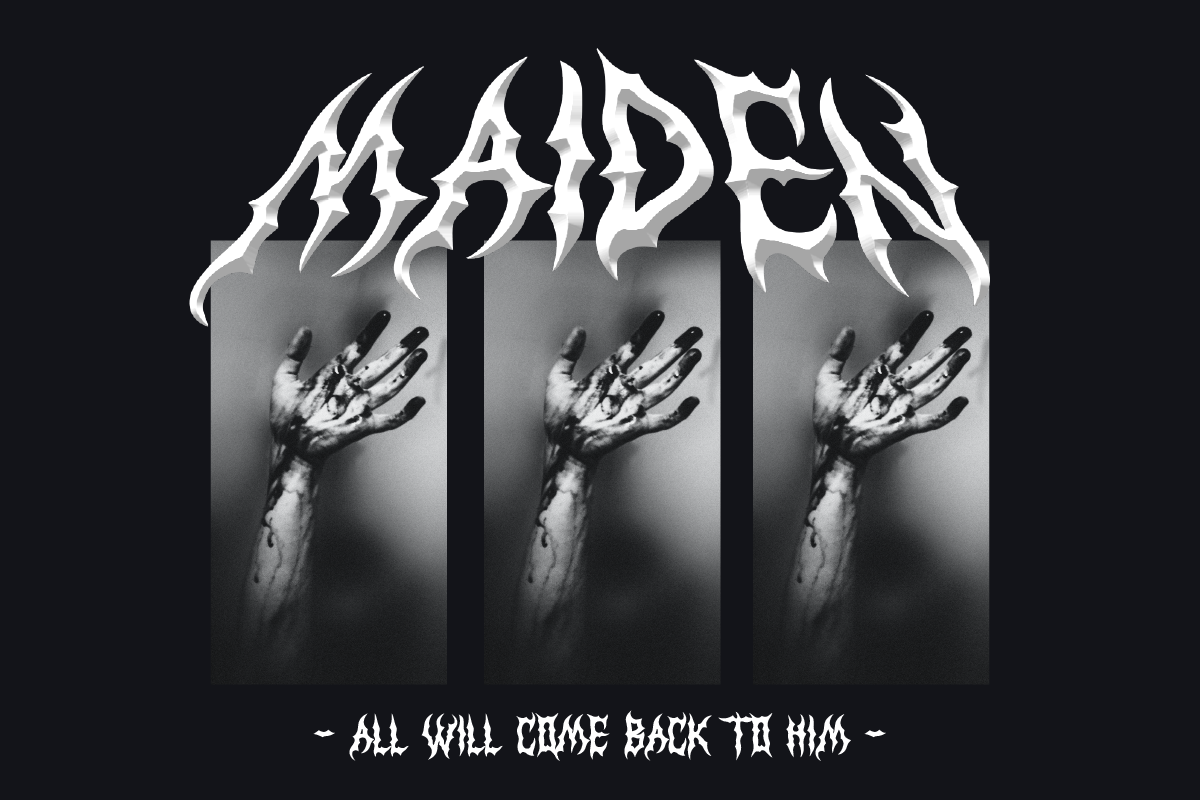 Deicide Remain Death Metal Font, a Blackletter Font by Ronny Studio (Photo 2 of 8)
