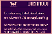 Stripes Font, a Font by weknow (Thumbnail 5 of 8)