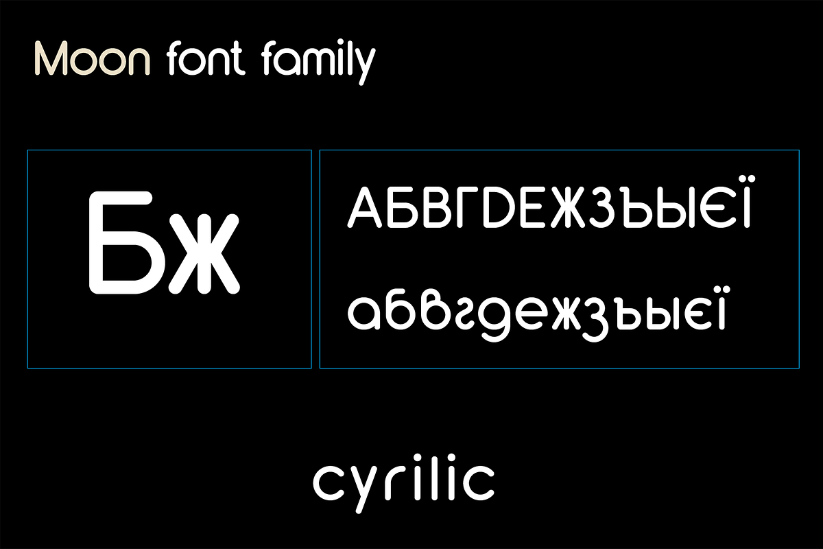 Mooncat font family, a Sans Serif Font by vlad.berla (Photo 4 of 6)