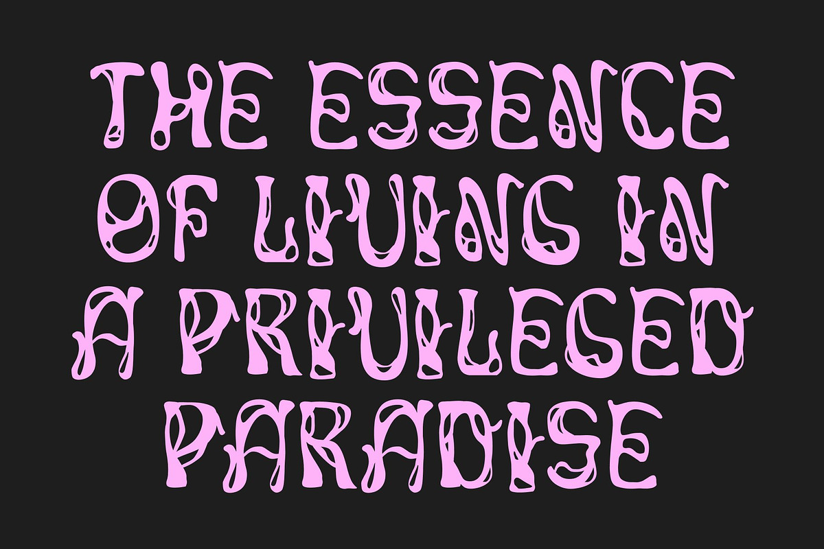 CS Menace – Experimental Font, a Sans Serif Font by Craft Supply Co. (Photo 5 of 8)