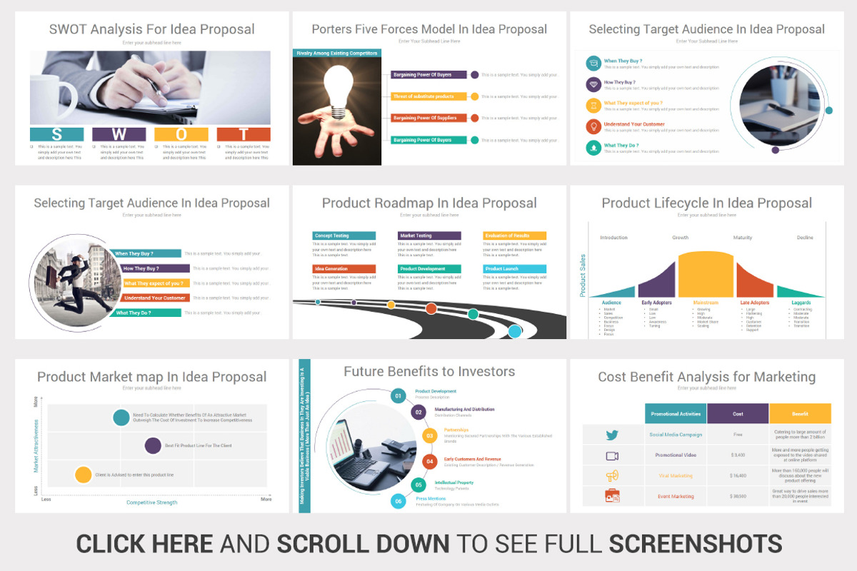 Idea Proposal PowerPoint Design, a Presentation Template by OceanArt (Photo 6 of 13)