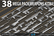 Mega pack weapon kitbash, an Object 3D Model by MohamedHussien1 (Thumbnail 1 of 8)