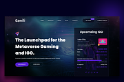 Gamili - Metaverse Gaming Launchpad, an UI Kit Template by ArtGalaxy (Thumbnail 1 of 3)