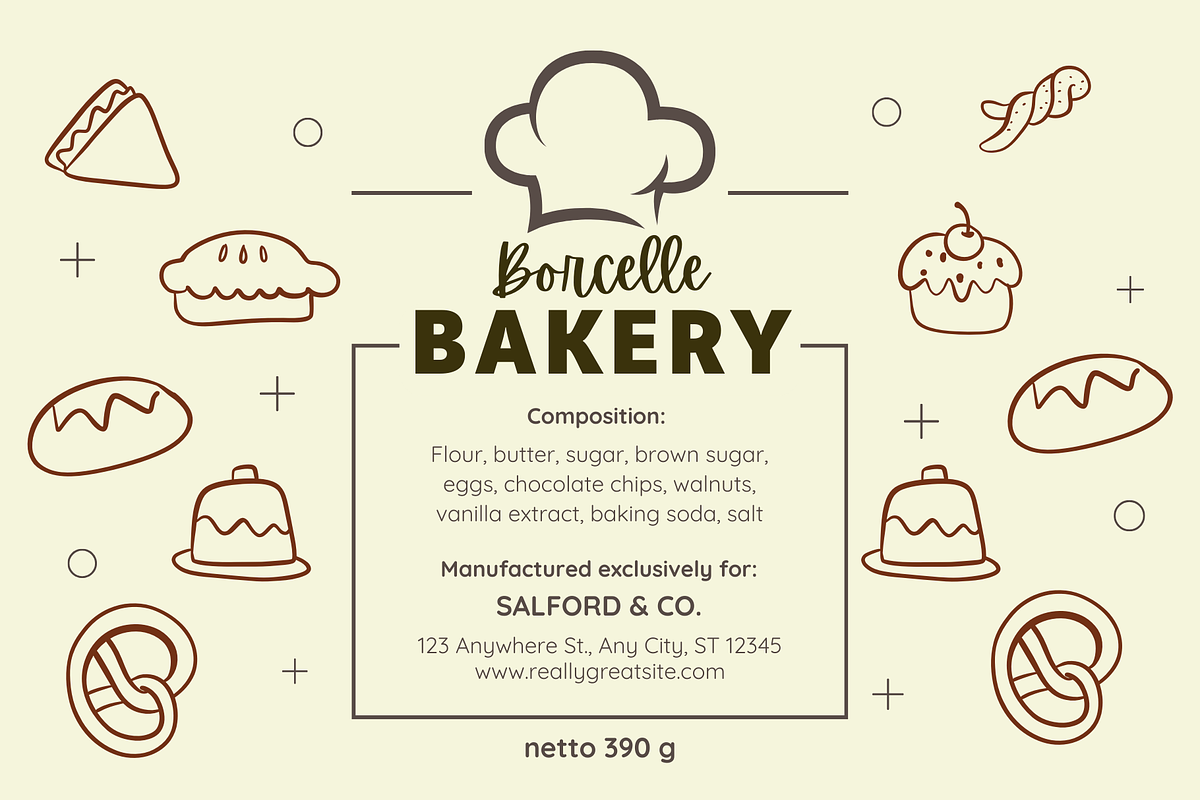 Bakery | Symbols Fonts preview 5