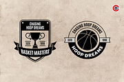 Badges or Emblem Logo for Basketball, a Branding & Logo Template by C-Kav (Thumbnail 3 of 4)