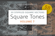 Square Tones Vol. 7 | Halftones, a Texture Graphic by invisiblelayer (Thumbnail 1 of 5)