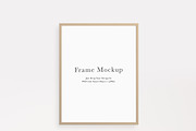 Frame Mockup #2394, Beige Portrait, a Print Template by Kzara Visual Concepts (Thumbnail 1 of 2)