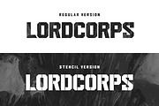 Headcorps & Lordcorps /Military Font, a Sans Serif Font by Almarkhatype (Thumbnail 16 of 21)