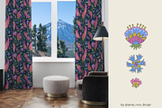 Vintage Jacobean Chintz Patterns, a Pattern Graphic by Rose Design (Thumbnail 3 of 8)