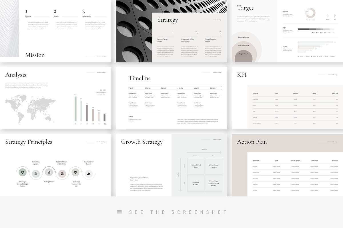 Business Strategy PowerPoint Design, a Presentation Template by TemplatesForest (Photo 7 of 11)