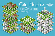 City bundle module city set, an Object Graphic by AlexZeL (Thumbnail 8 of 21)