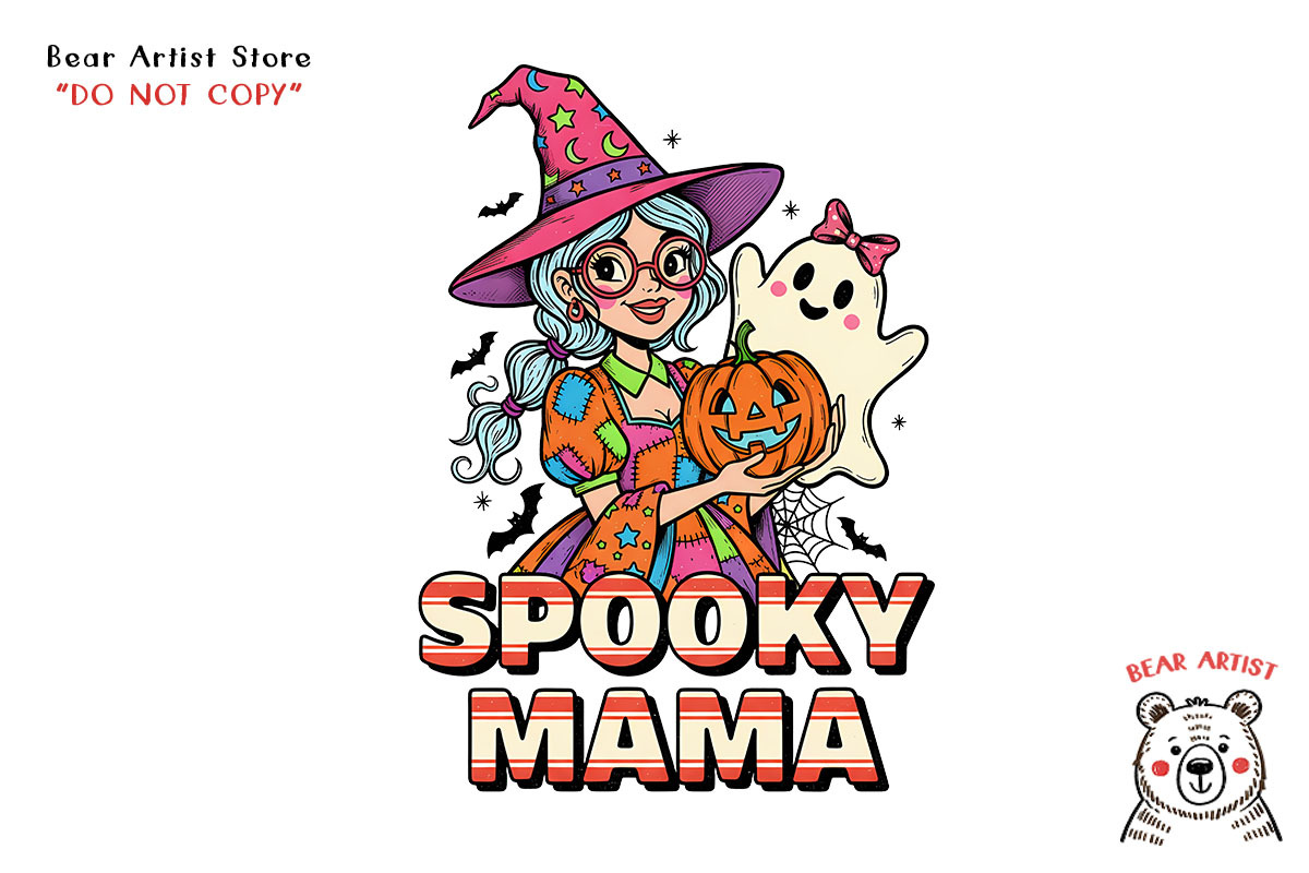 Retro Halloween, Hand-draw PNG, an Object Graphic by GlitterCraft (Photo 32 of 101)