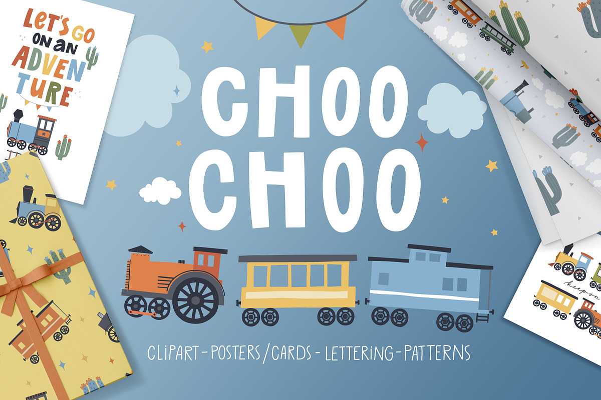 Train Adventures, an Illustration by Funny Bug (Photo 1 of 13)