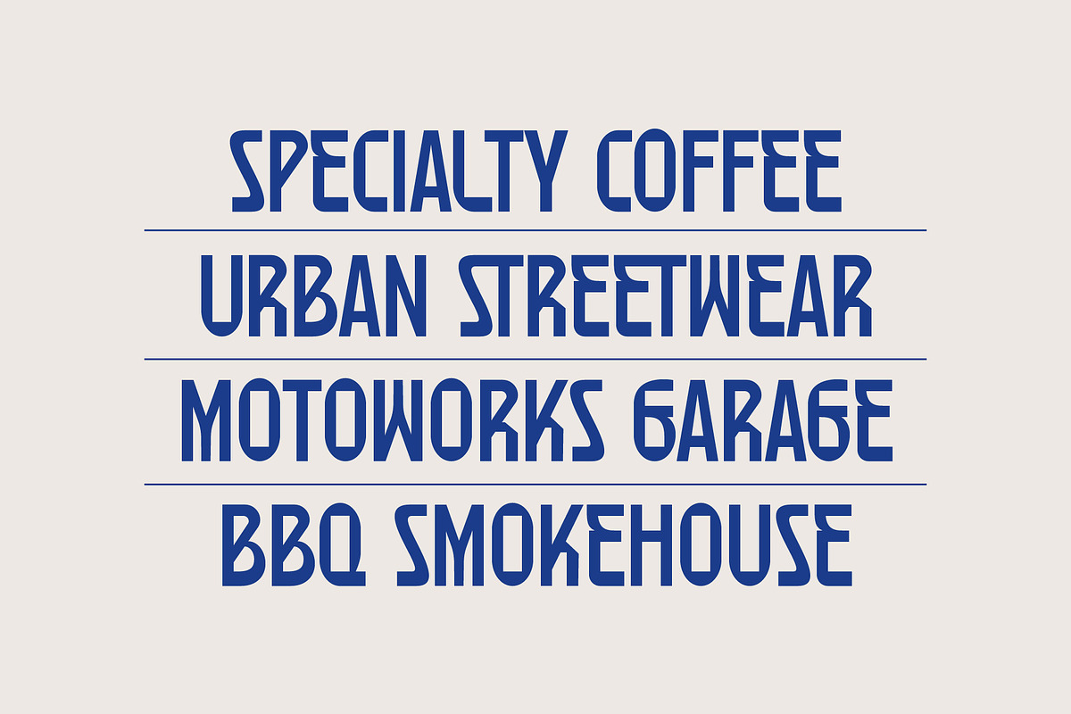 ST Friday — All Caps Display, a Sans Serif Font by Type it Easy (Photo 4 of 17)