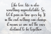 February | Script Font, a Handwritten Font by Scratchones (Thumbnail 6 of 9)