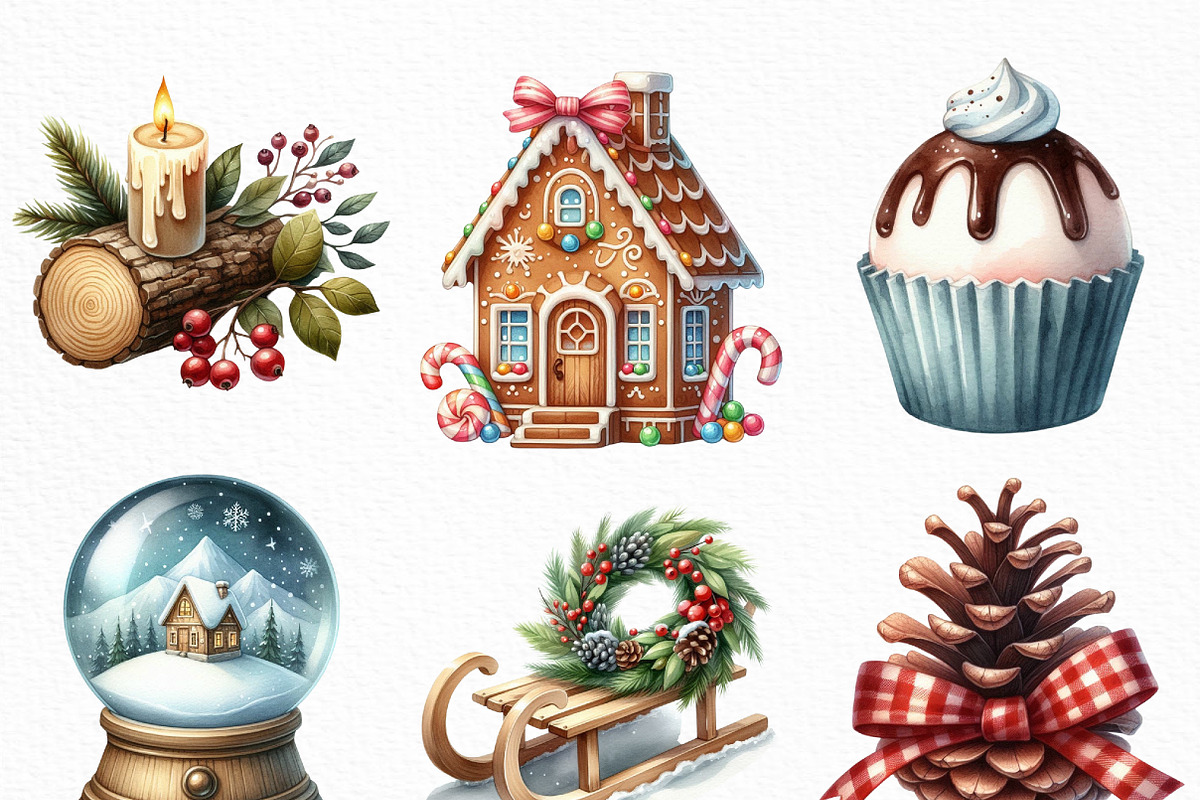 Cozy Christmas Charm Sublimation, an Illustration by Craft Nest (Photo 4 of 5)