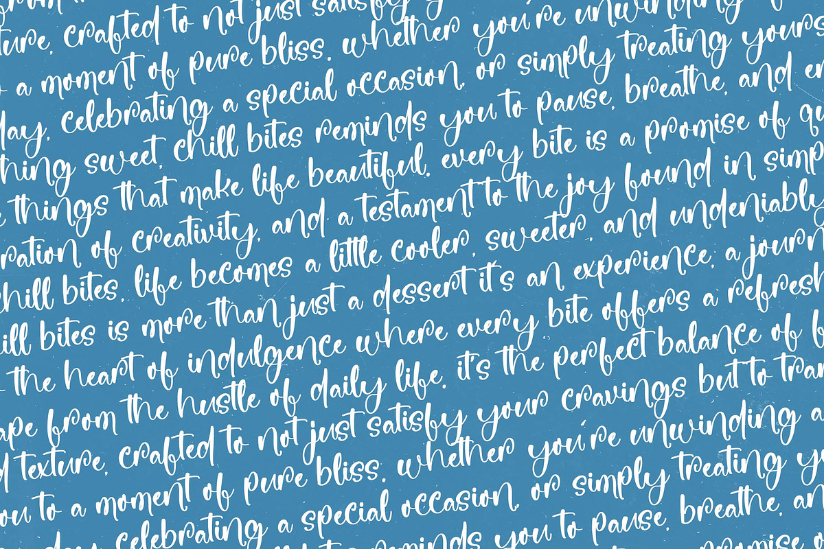Chill Bites Quirky Handwritten Font, a Script Font by stylishtype.co (Photo 12 of 20)