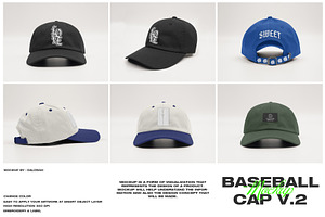 Baseball Cap V.2 - Mockup