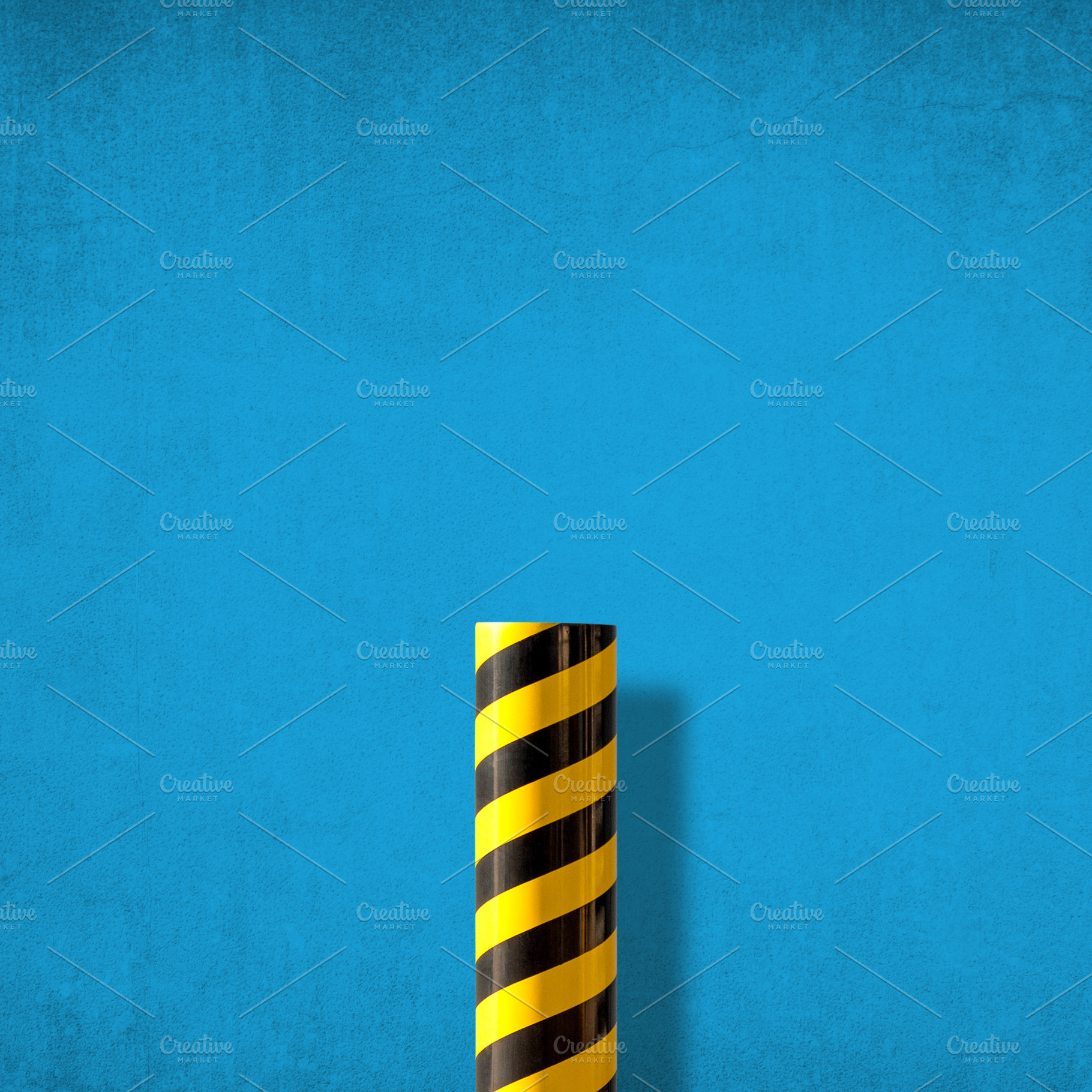Abstract minimalism road warning, an Abstract Photo by BOOCYS