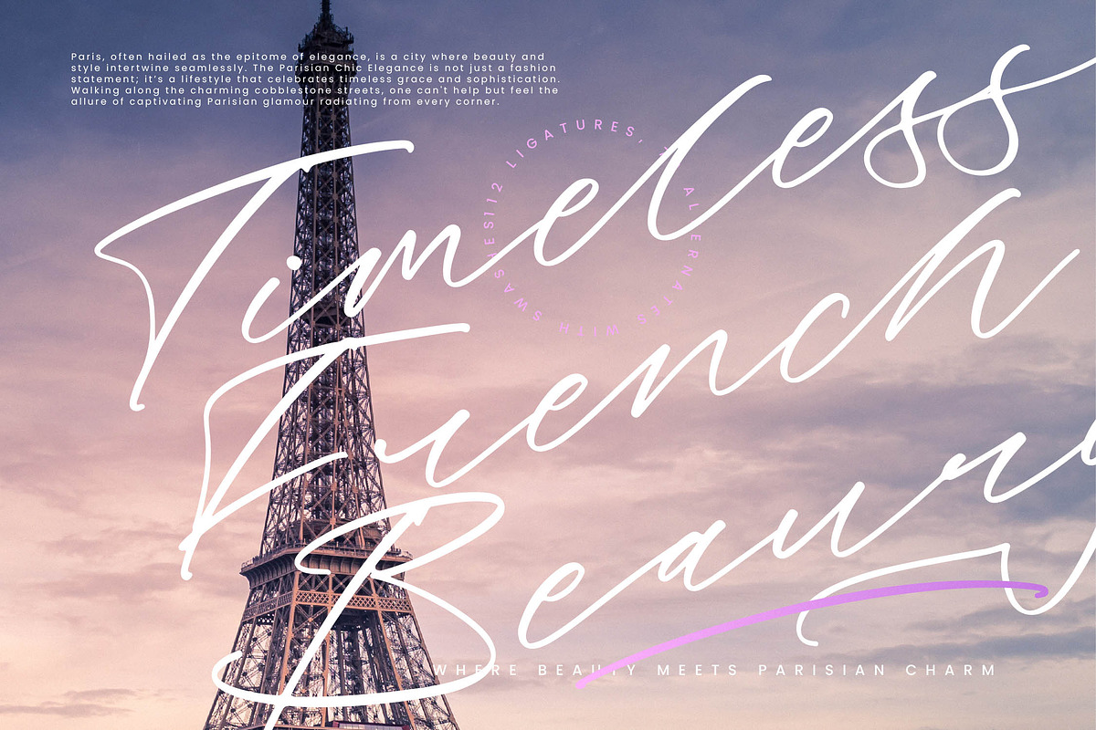 Paradox Horizon Modern Script Font, a Script Font by stylishtype.co (Photo 9 of 20)