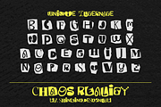 Chaos Reality – Experimental Font, a Handwritten Font by shineink.designlab (Thumbnail 12 of 12)