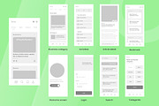 News Wireframe Apps, a Websites & App Template by INSPR STD (Thumbnail 4 of 6)
