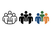 Teamwork Vector Icons, a Solid Icon by Artonix (Thumbnail 2 of 2)