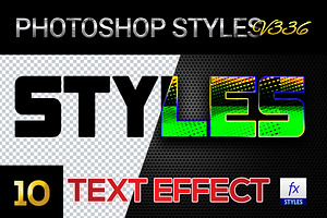 10 Creative Photoshop Styles V336