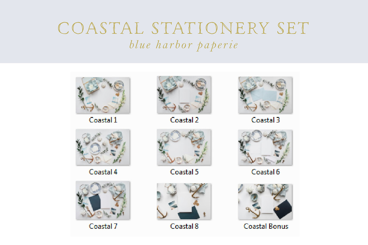 Coastal Stationery Set, a Photo by BlueHarborPaperie (Photo 6 of 6)
