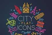 City flat icons, an Icon by Anna (Thumbnail 1 of 4)