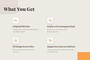 Coffe - Coffe Instagram Template, a Social Media Template by Designspace (Thumbnail 2 of 8)