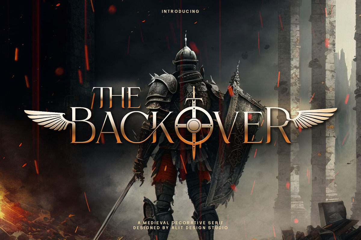 Back Over Typeface, a Serif Font by alit design (Photo 1 of 21)