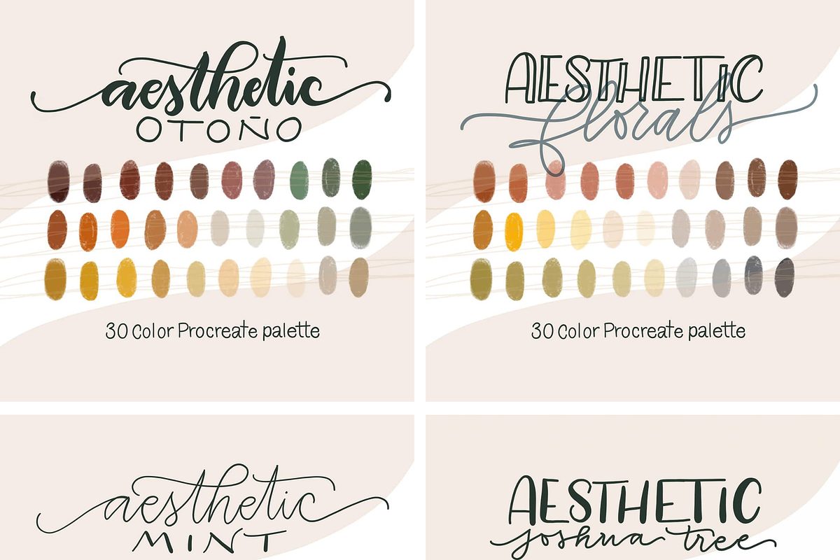 Joyful Procreate Palette Bundle, a Palette Add-On by HowJoyful  (Photo 2 of 8)