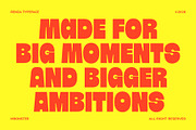 Renza - Bold Heavy Display Font, a Sans Serif Font by Mbonster Design Studio (Thumbnail 2 of 15)