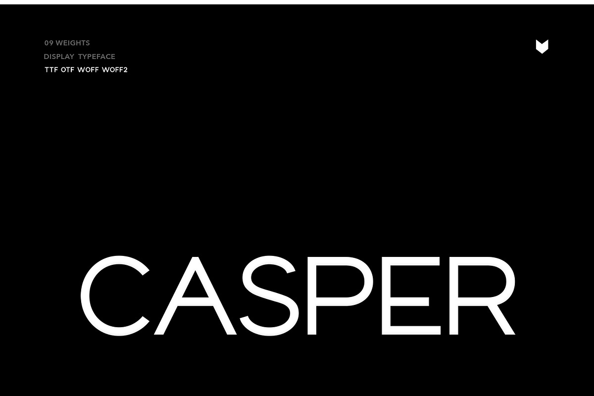 Casper Typeface, a Sans Serif Font by Foxtype (Photo 1 of 9)