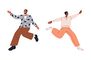 Happy people jumping up set, a Person Illustration by Good Studio (Thumbnail 2 of 12)