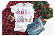 Cute Christmas Gnomes Clipart, an Animal Illustration by SimpleWishesArt (Thumbnail 3 of 9)