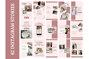 Wedding/Florist Instagram Templates, a Social Media Template by LushBury (Thumbnail 4 of 9)