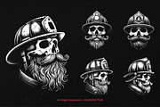 10 Bundle Dark Art Skull Fire Force, an Illustration by Morspective (Thumbnail 5 of 7)