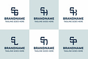 Letters SG SH SK SL SN SP Logo, a Branding & Logo Template by Pray Art Design Studio (Thumbnail 1 of 2)