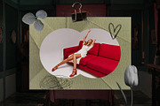 Pen Sketches, Paper Scraps & Frames, an Object Graphic by Anzhelika (Thumbnail 3 of 12)