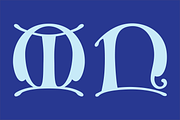 Gothic Initials Nine Font, a Script Font by GG Design (Thumbnail 8 of 14)