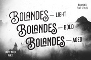 Bolandes - Vintage Monoline, a Sans Serif Font by Arterfak Project (Thumbnail 4 of 14)