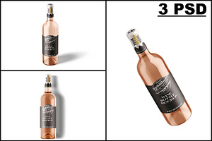 Wine Bottle Mockup, a Product Mockup by mockupbuys