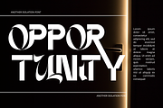 Another Isolation - Futuristic Font, a Sans Serif Font by 177Studio (Thumbnail 3 of 8)