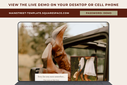 Squarespace Author Website Template, a Squarespace Template by Billie Grace Studio (Thumbnail 2 of 8)