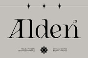 CS Alden – Display Serif Font, a Serif Font by Craft Supply Co. (Thumbnail 1 of 8)